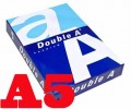 Double A (A5) 影印紙 80gsm(500張/拈,10拈/箱)