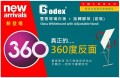 GODEX #GL90120R 雙面玻璃白板+旋轉腳架(套裝)(90cmx120cm)(3呎x4呎)