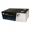 HP CB436AD #36A 黑色原廠 LaserJet 碳粉盒<孖裝>